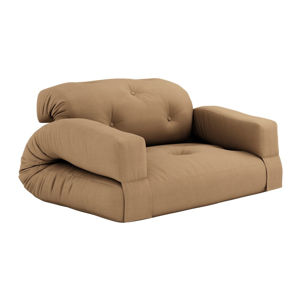 Hippo barna kinyitható kanapé 140 cm - karup design