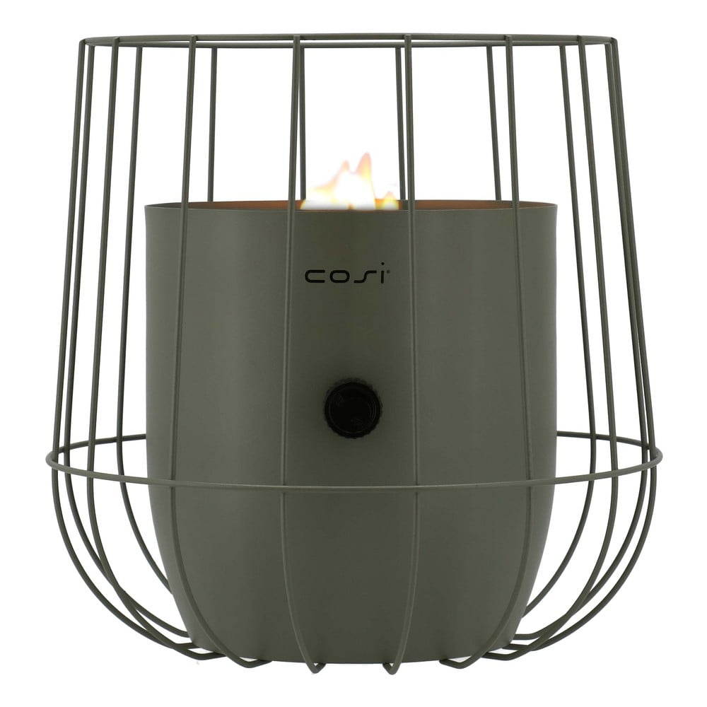 Basket olivazöld gázlámpa, magasság 31 cm - Cosi