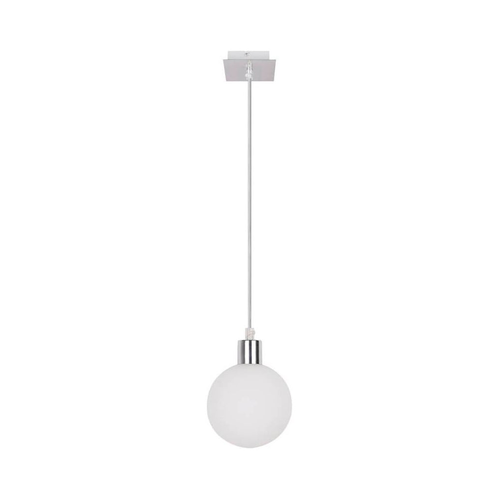 Ezüstszínű függőlámpa üveg búrával ø 12 cm Oden – Candellux Lighting