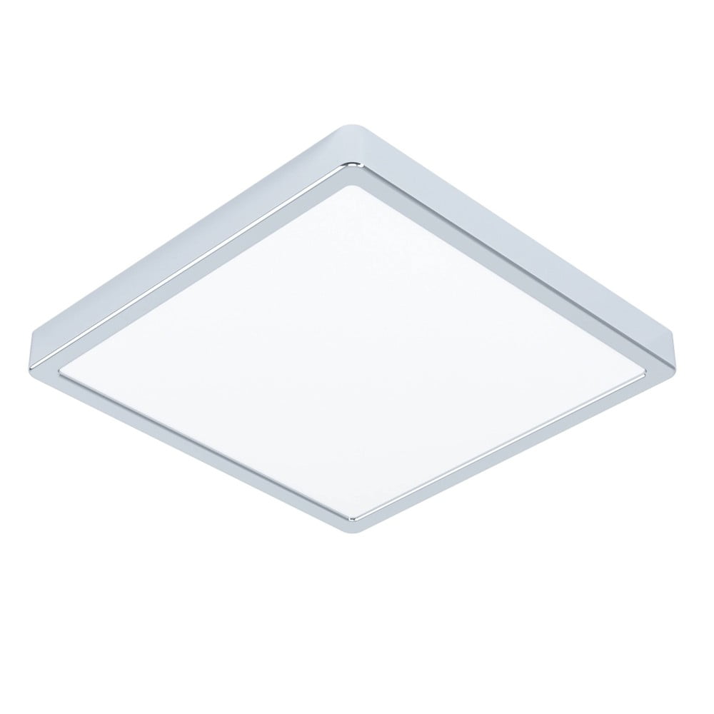 Ezüstszínű LED mennyezeti lámpa 28,5x28,5 cm FUEVA 5 – EGLO