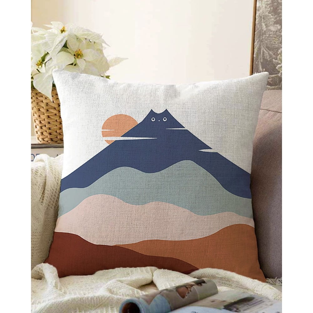 Kitty Hill pamut keverék párnahuzat, 55 x 55 cm - Minimalist Cushion Covers