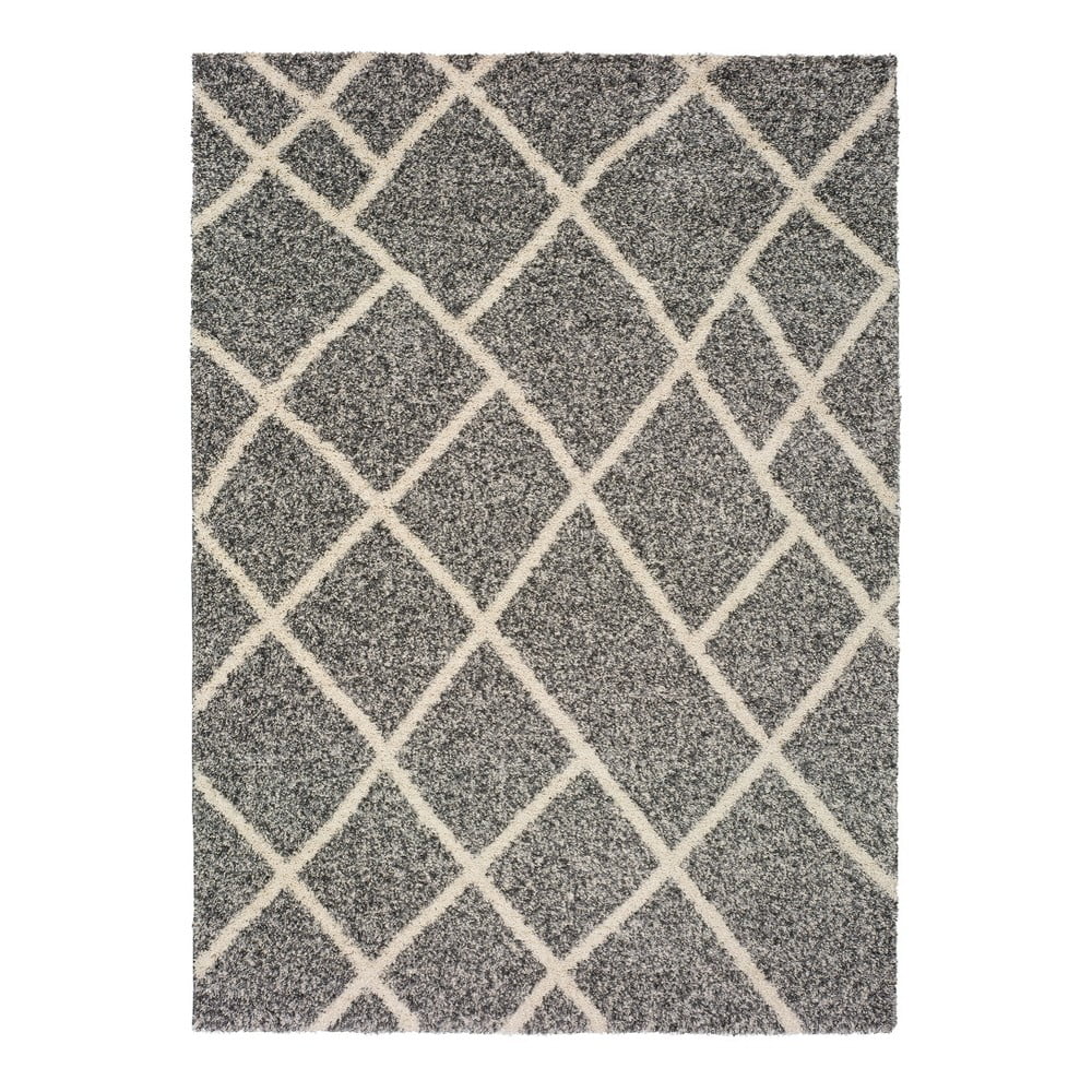 Kasbah Dice szürke szőnyeg, 160 x 230 cm - Universal