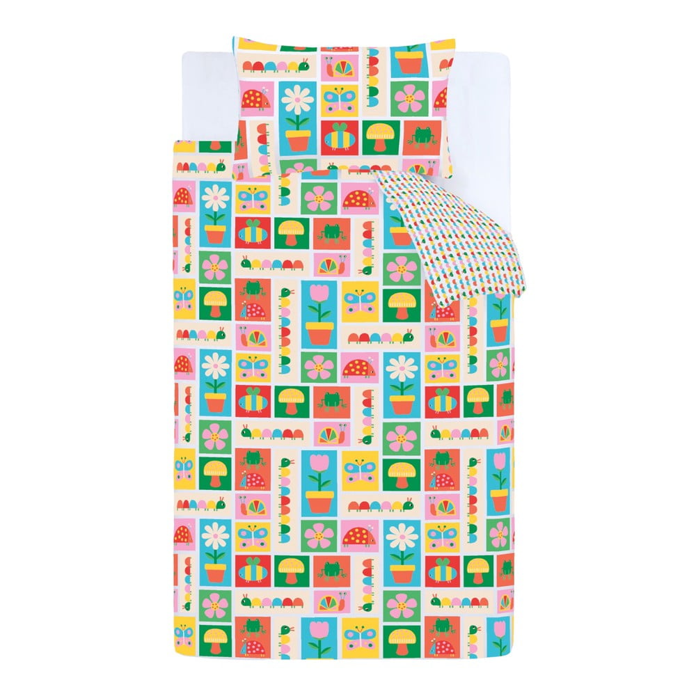 Egyszemélyes gyerek ágyneműhuzat 135x200 cm Curious Caterpillar – Catherine Lansfield