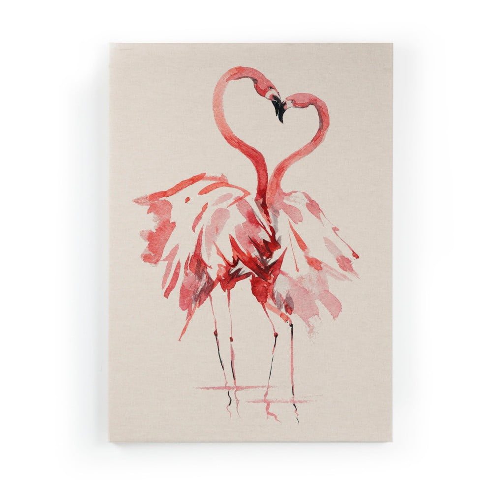 Flamingo vászonkép, 40 x 60 cm - Surdic