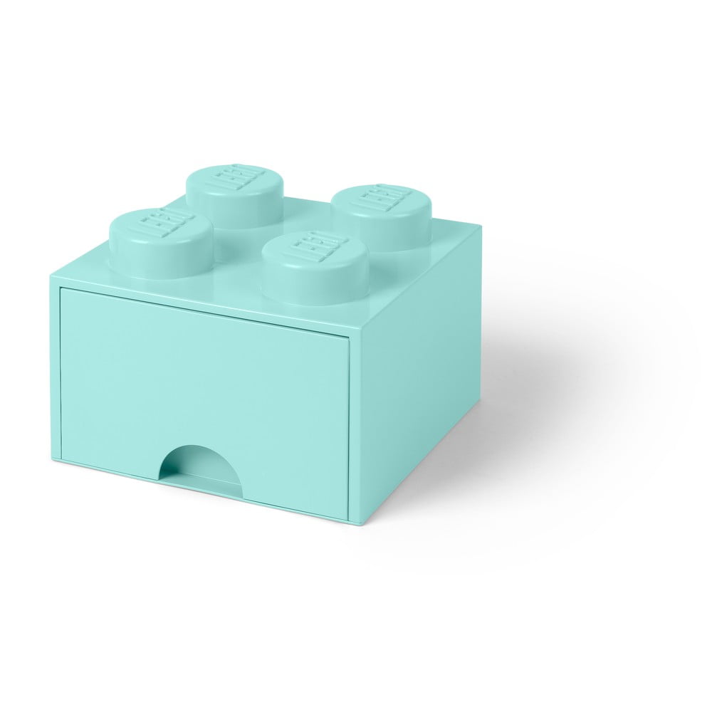 Világoskék négyszögletes tárolódoboz - LEGO®
