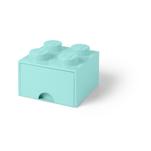Mentolzöld négyszögletes tárolódoboz - LEGO®