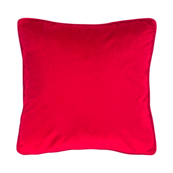 Velvety piros díszpárna, 45 x 45 cm - Tiseco Home Studio