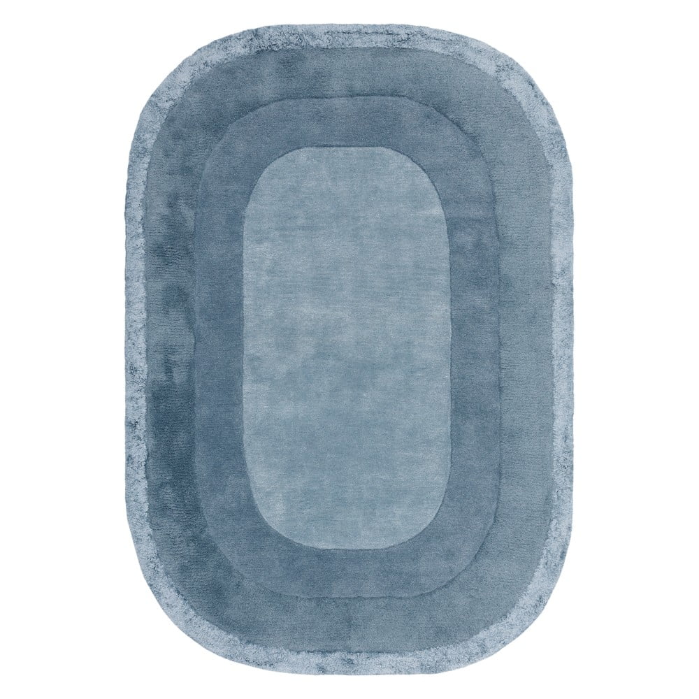 Kék kézi szövésű gyapjú keverék szőnyeg 200x290 cm halo – asiatic carpets