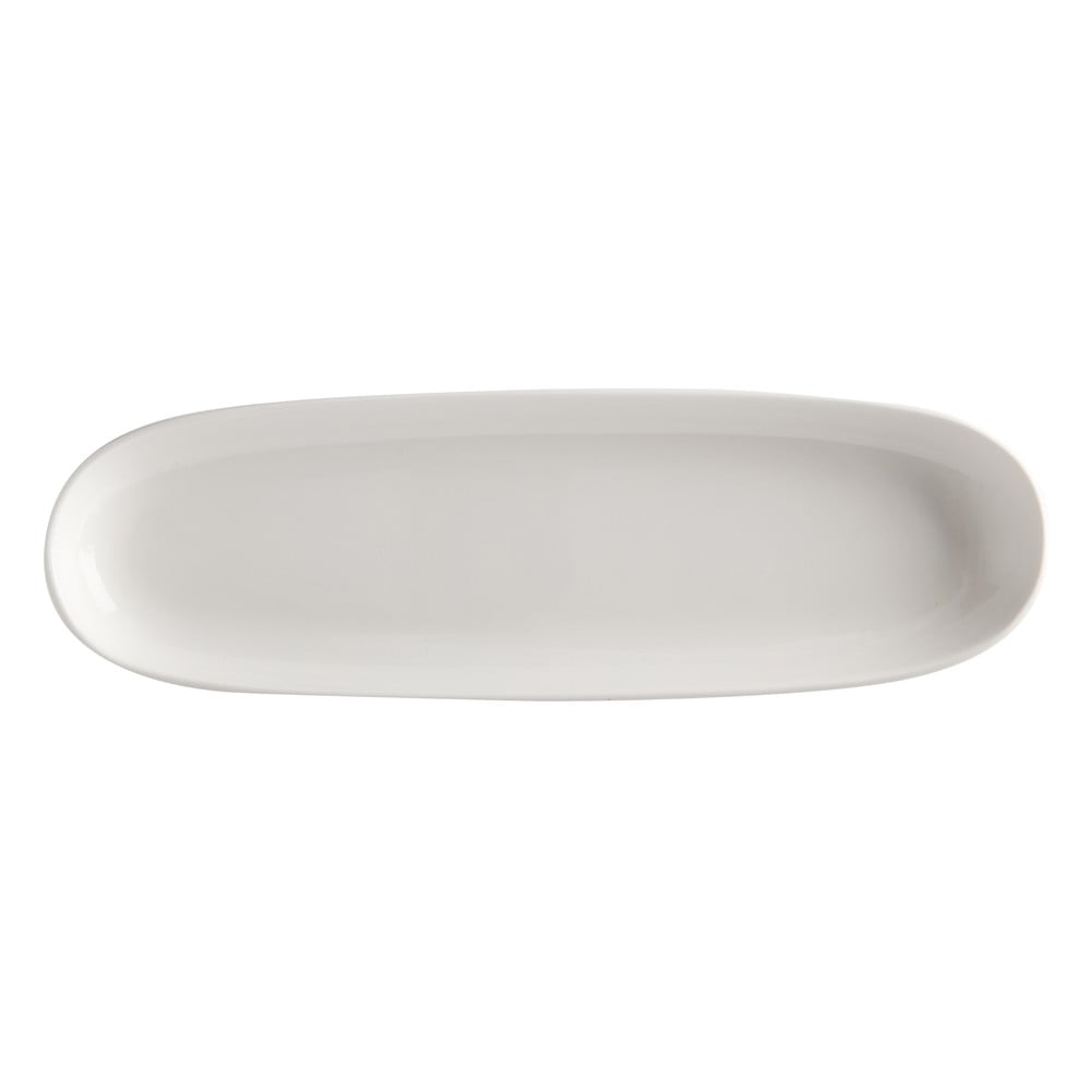 Basic fehér porcelán szervírozó tányér, 40 x 12,5 cm - Maxwell & Williams