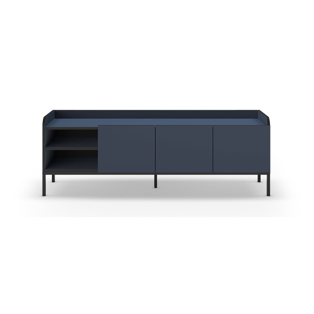 Kék TV-állvány 160x55x42 cm Adara – Marckeric