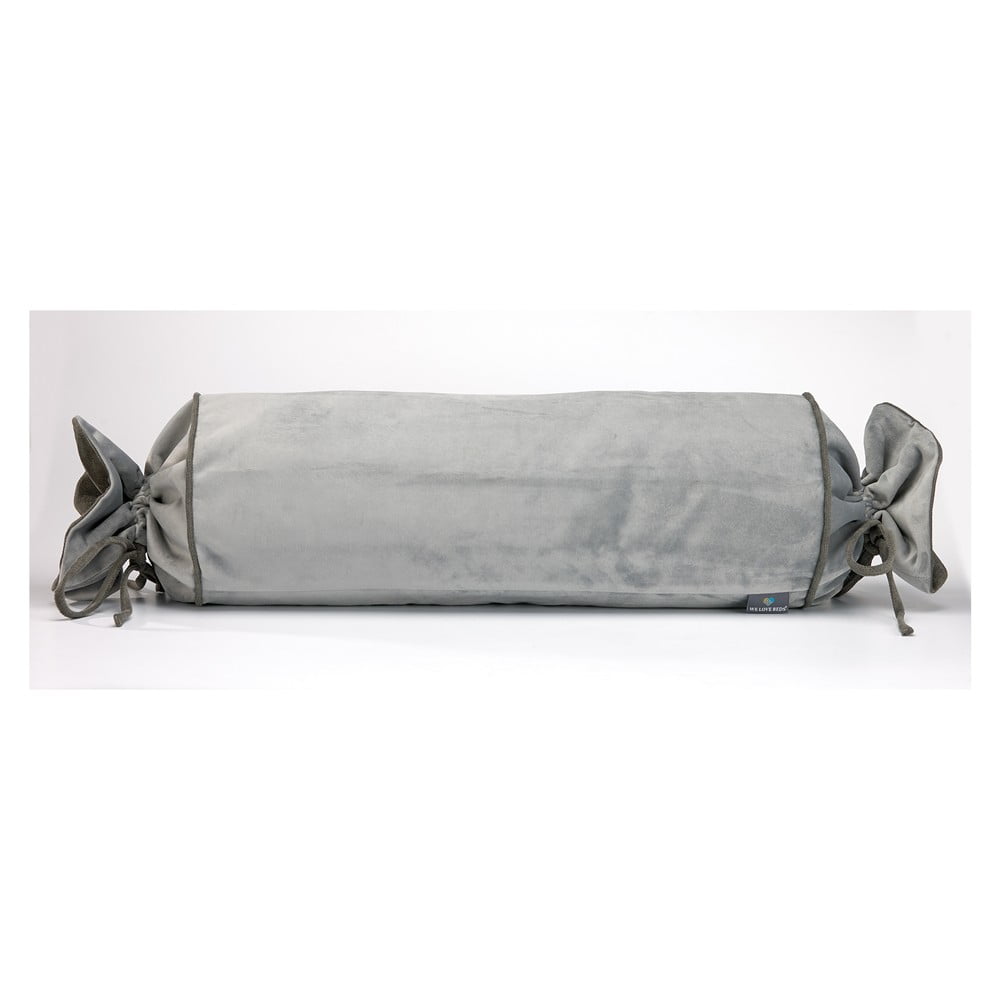 Silver Candy szürke párnahuzat, ⌀ 20 x 58 cm - WeLoveBeds