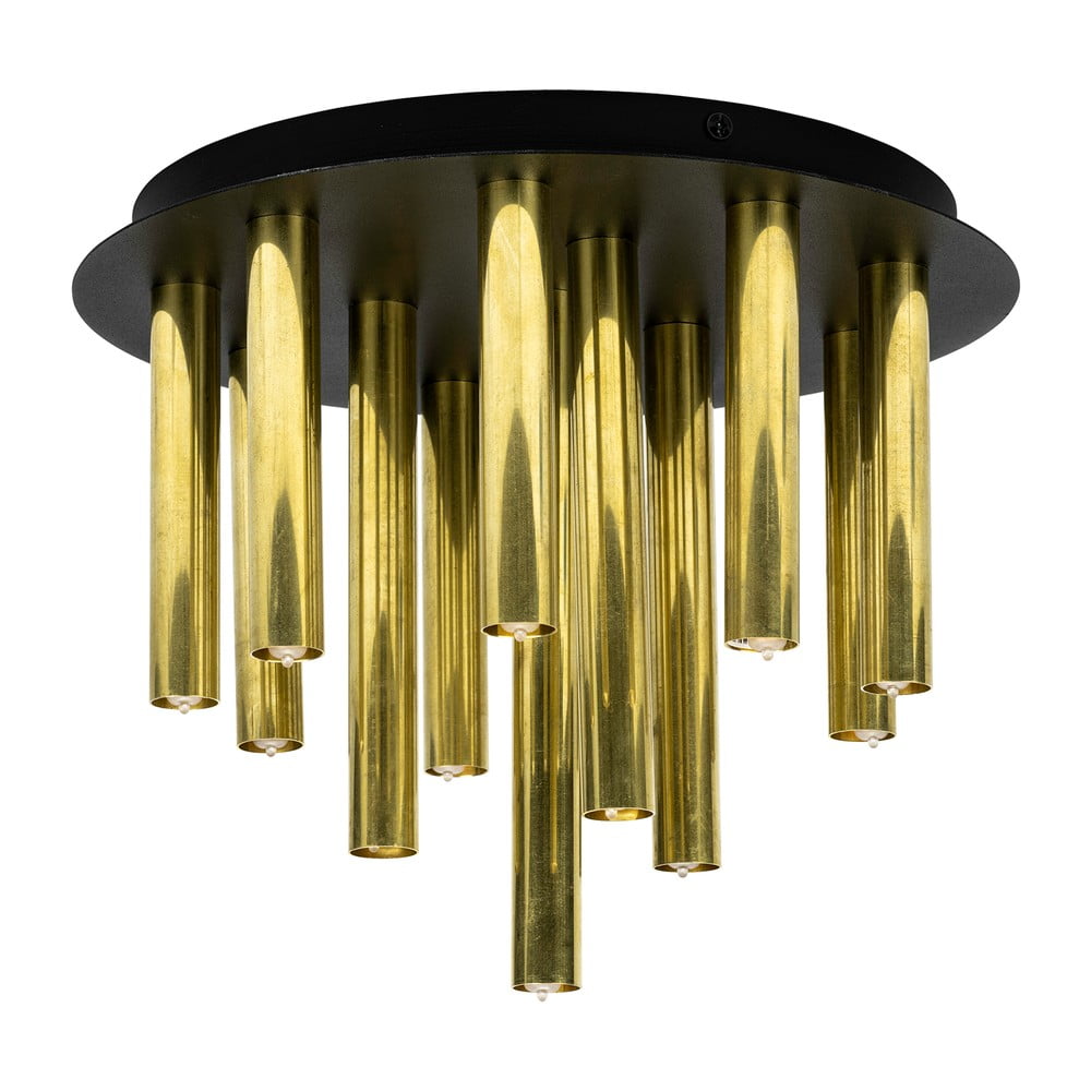 Fekete-aranszínű mennyezeti lámpa fém búrával 35x29 cm gocce - markslöjd