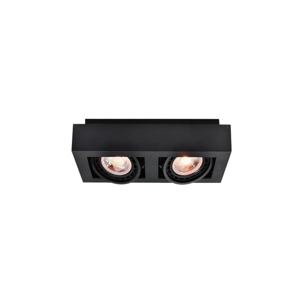 Fekete mennyezeti lámpa fém búrával 34x18,5 cm Loid – GTV