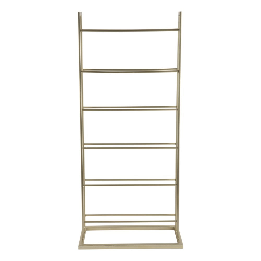Aranyszínű fém bortartó polcos állvány, palackok száma 5 38x84,5x20 cm Single Floor – PT LIVING