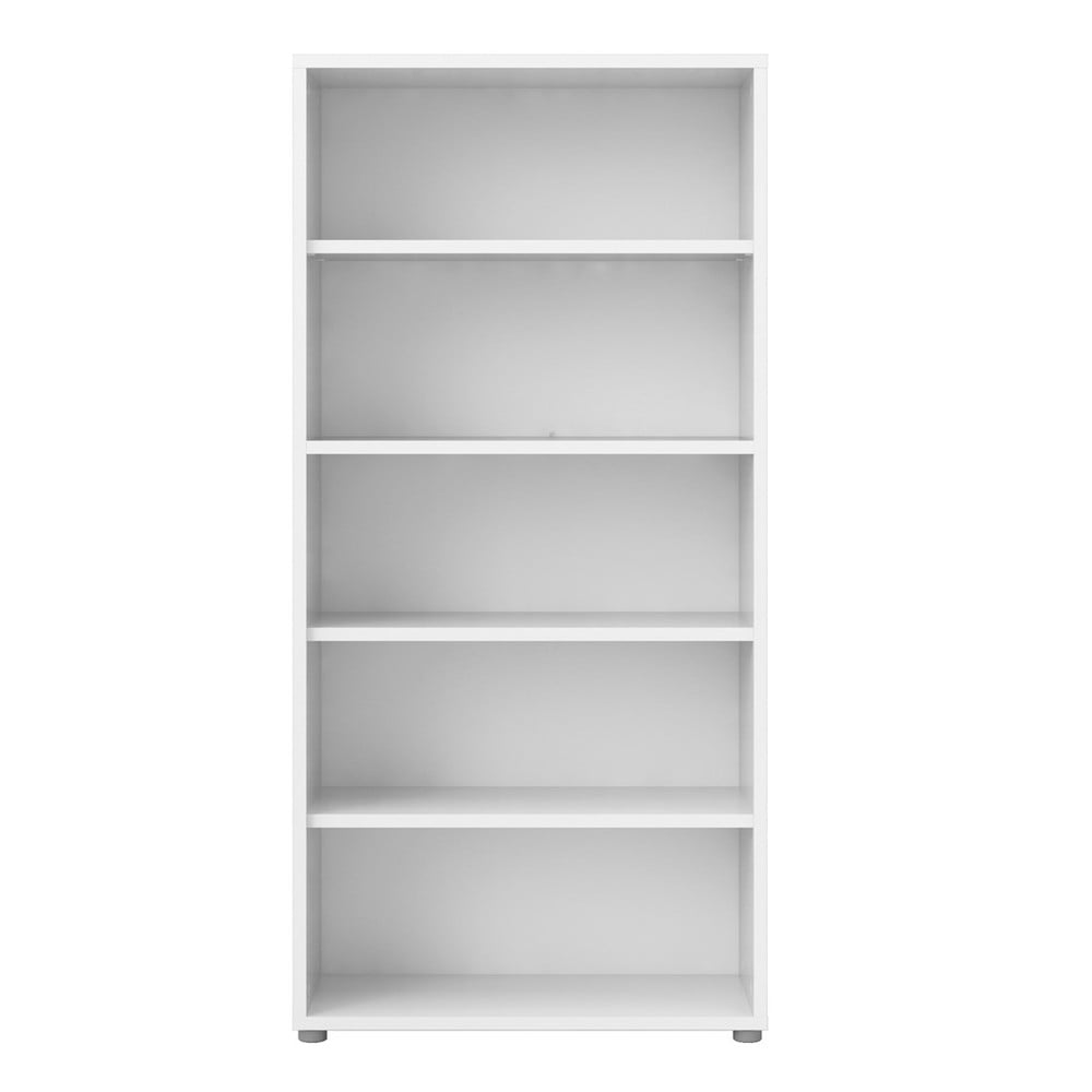 Fehér moduláris könyvespolc 89x189 cm prima – tvilum