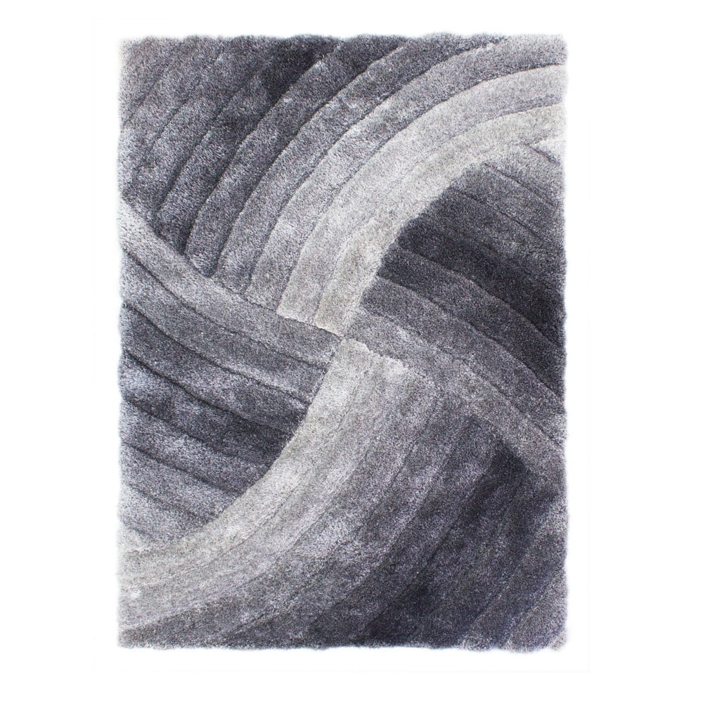 Furrow szürke szőnyeg, 120 x 170 cm - Flair Rugs