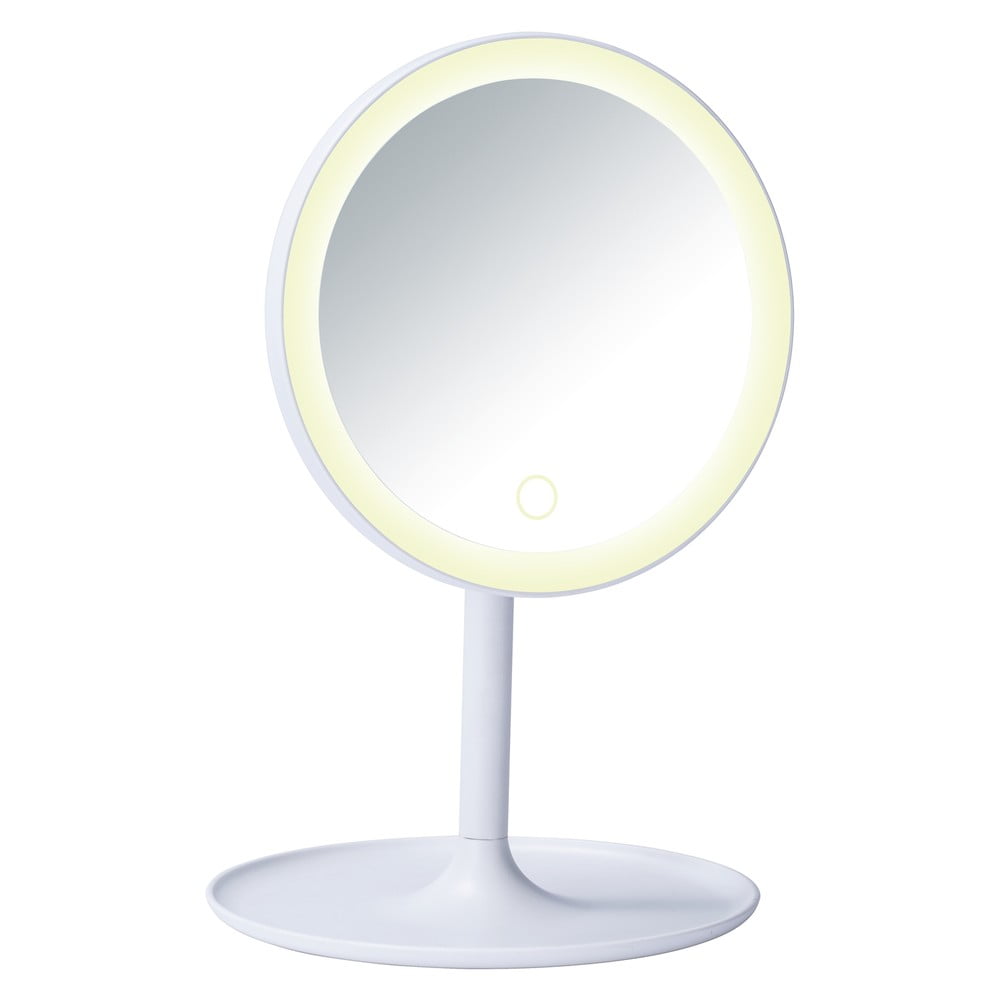 Turro fehér kozmetikai tükör LED fénnyel - Wenko