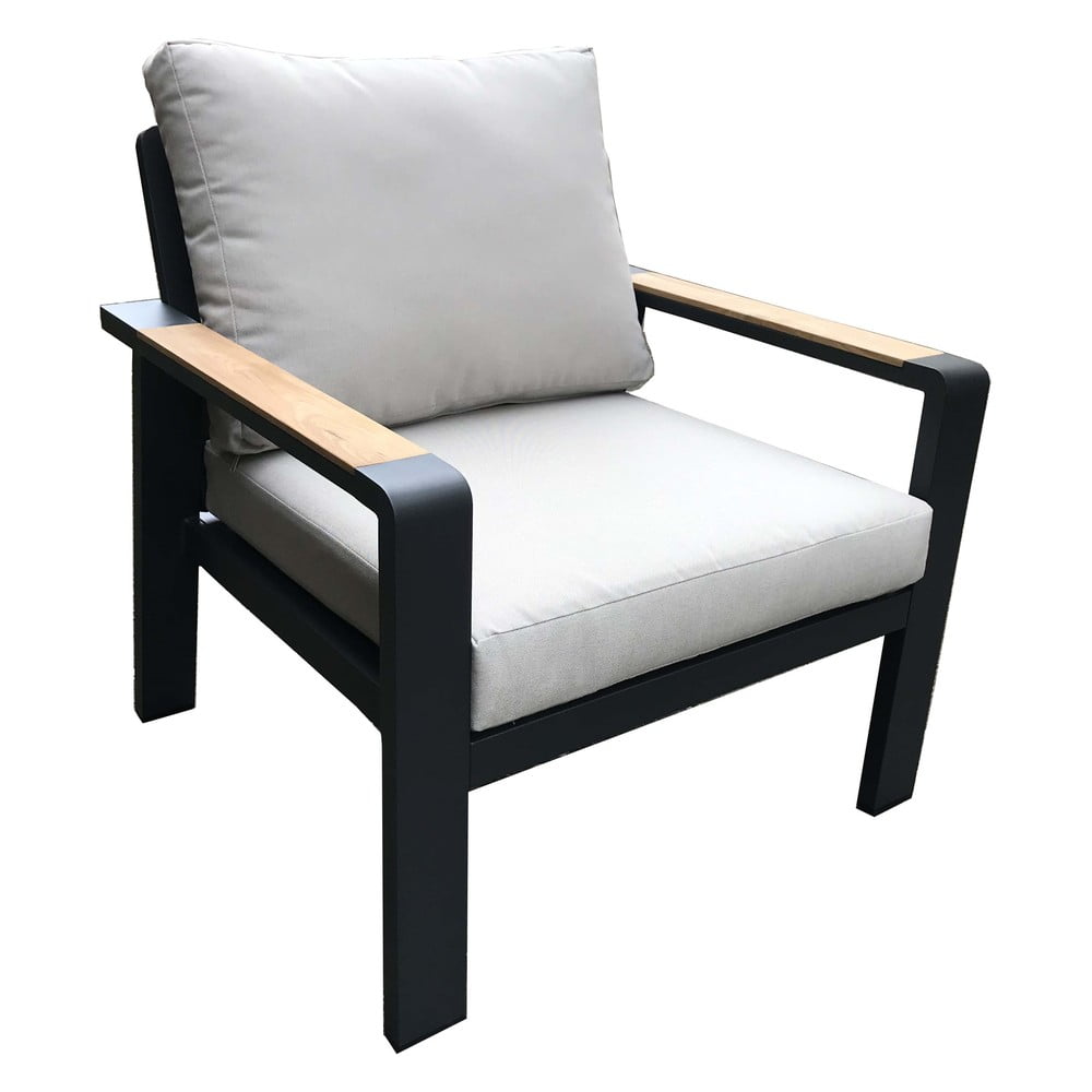 Szürke fém kerti fotel Rotterdam Duo – Rojaplast