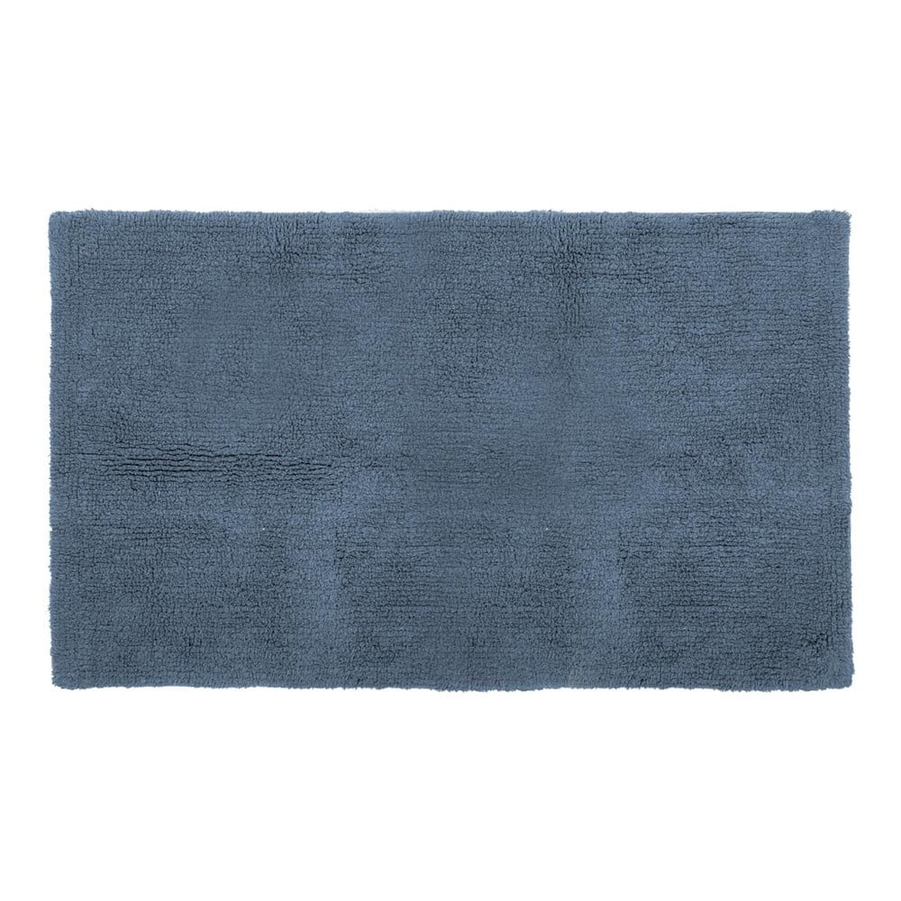 Luca kék pamut fürdőszobaszőnyeg, 60 x 100 cm - Tiseco Home Studio