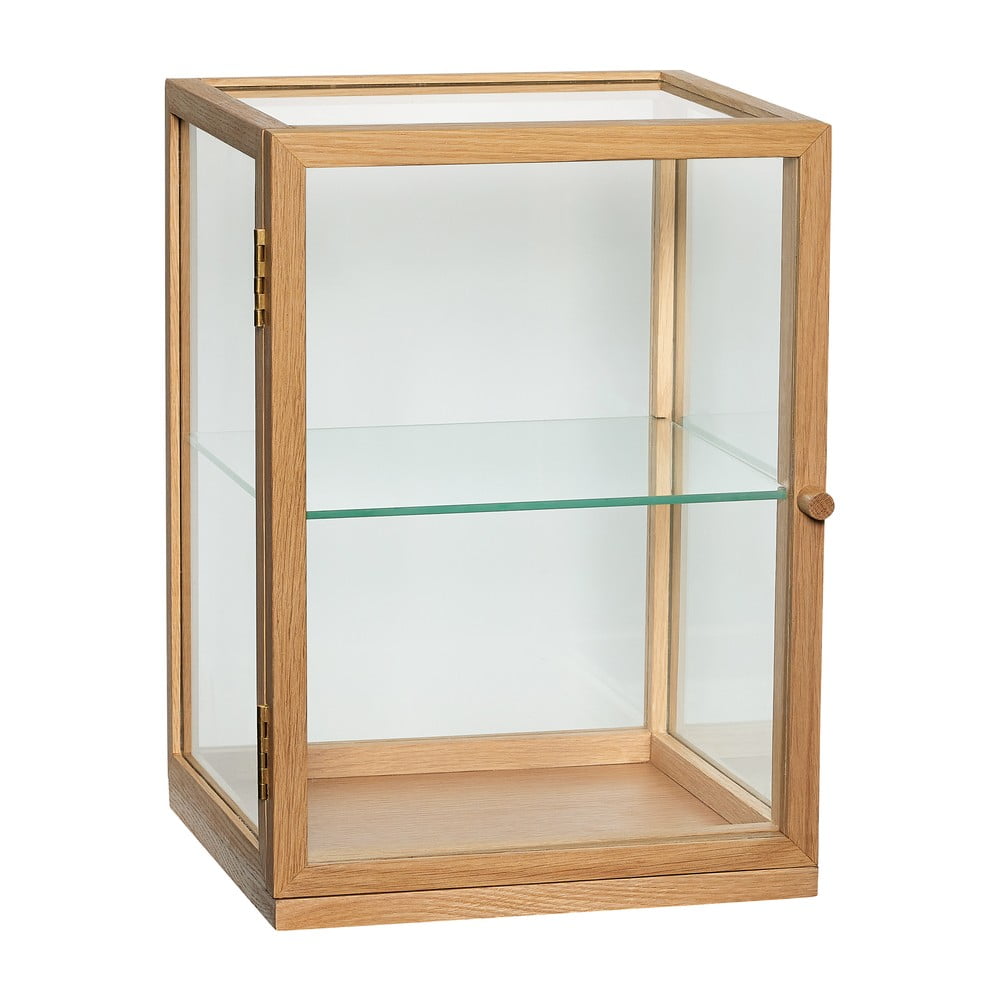 Natúr színű tálalószekrény tölgyfa dekorral 30x42x30 cm Poetic – Hübsch