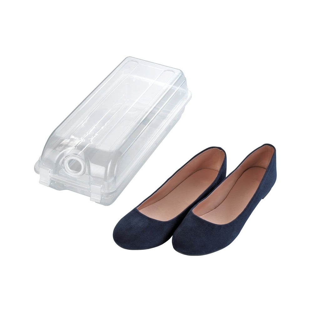 Smart átlátszó cipőtároló doboz, szélesség 14 cm - Wenko