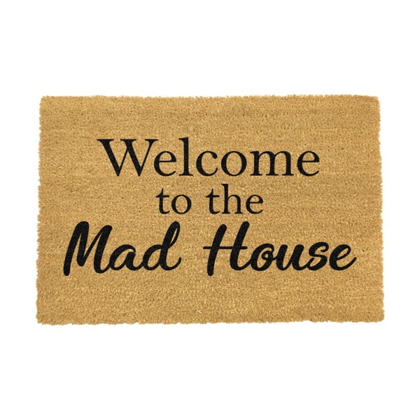 Welcome To The Mad House lábtörlő, 40 x 60 cm - Artsy Doormats
