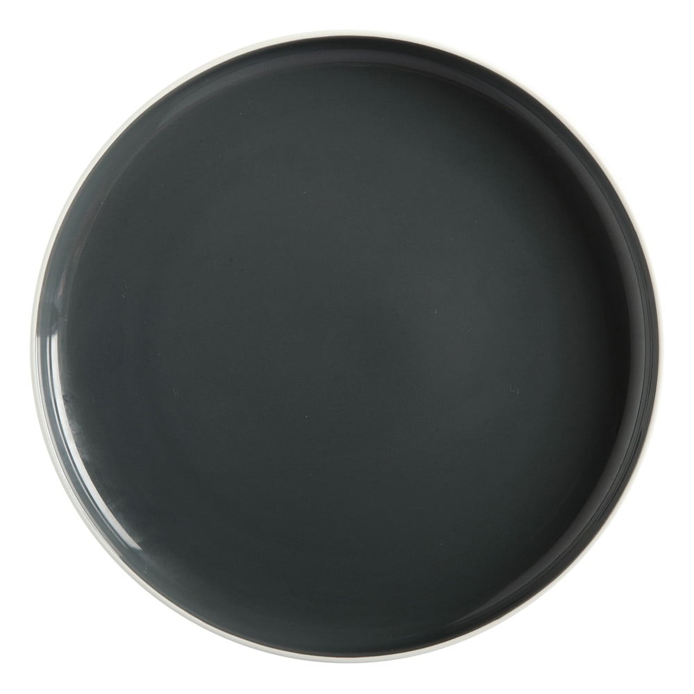 Tint sötétszürke porcelán tányér, ø 20 cm - Maxwell & Williams
