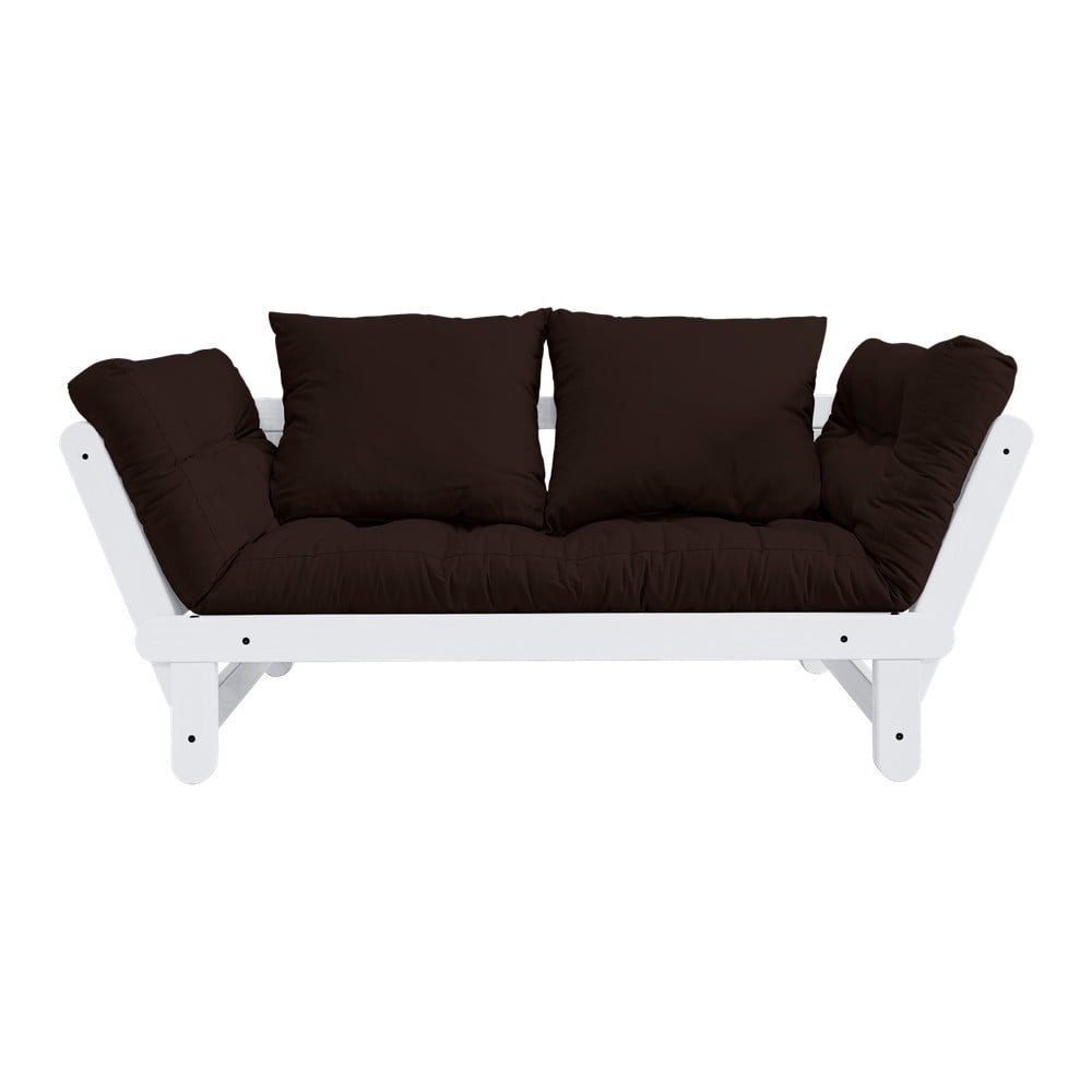 Beat White/Brown kinyitható kanapé - Karup Design