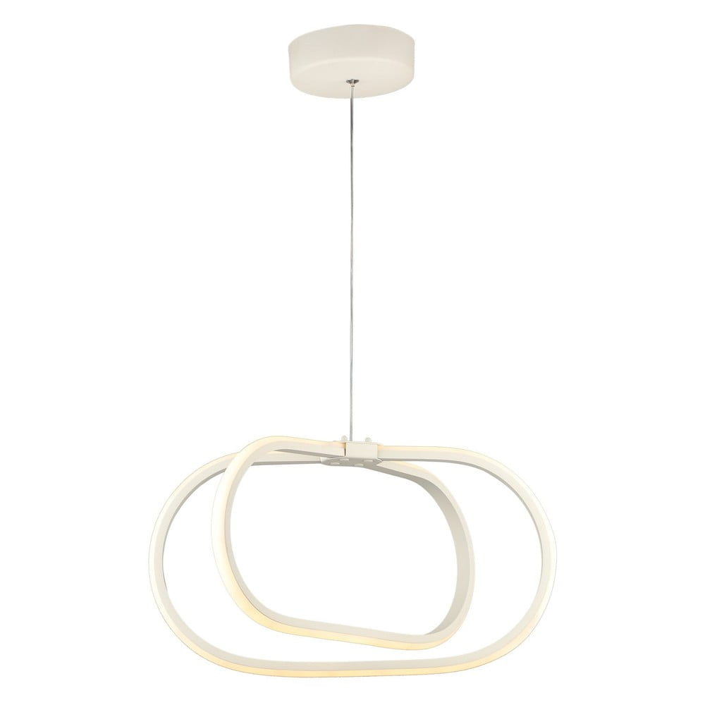 Fehér fém LED függőlámpa ø 42 cm Loca – Squid Lighting