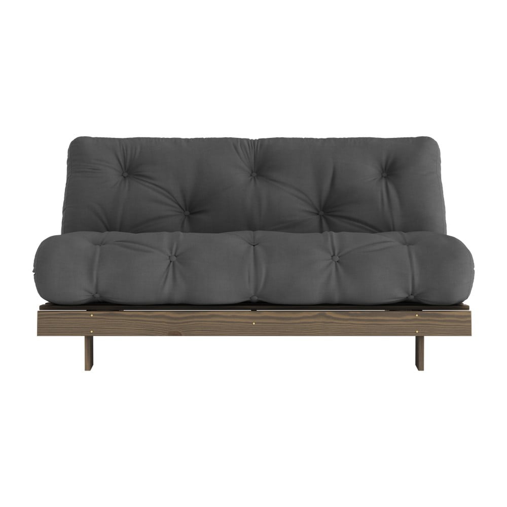 Fekete kinyitható kanapé 160 cm Roots – Karup Design