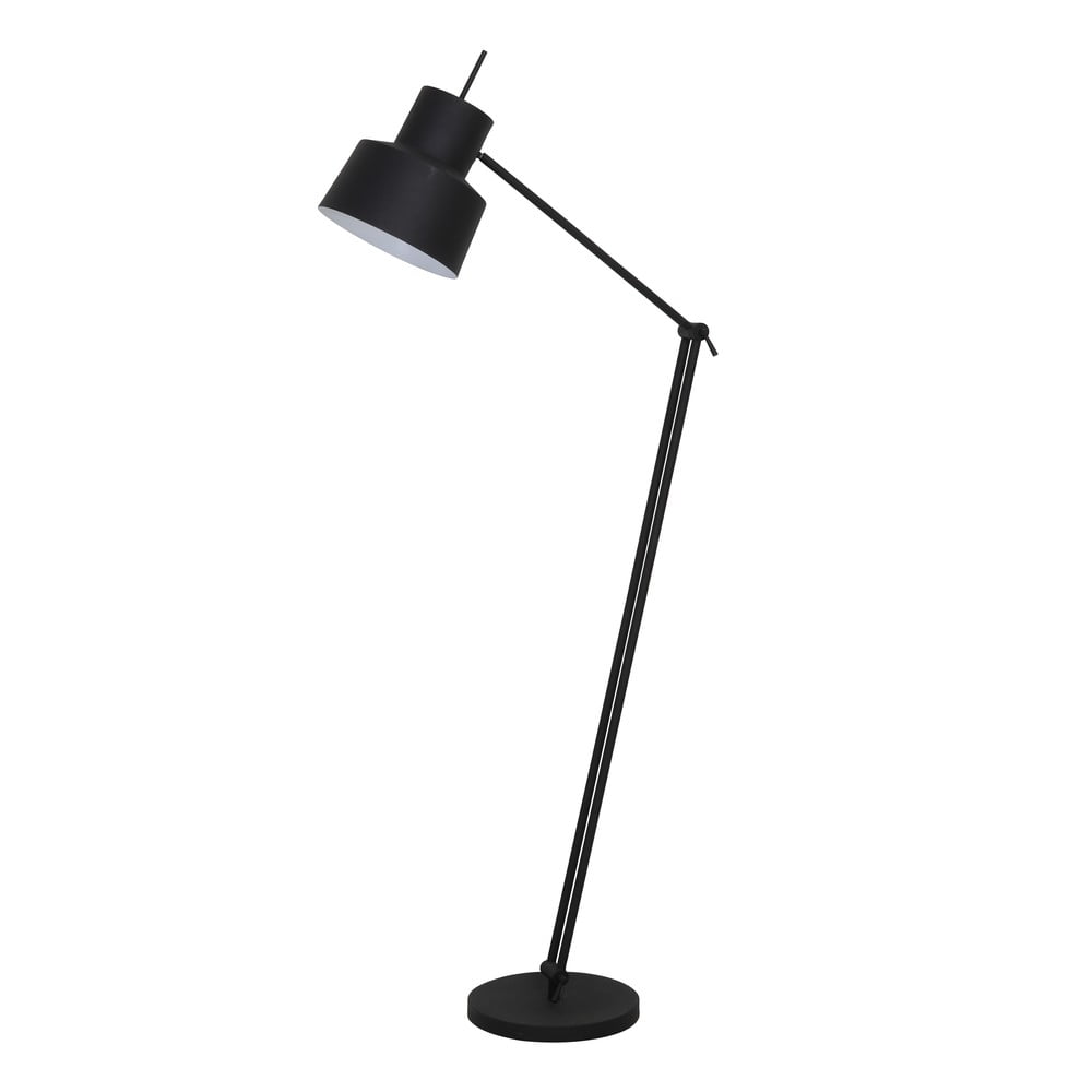 Fekete állólámpa (magasság 120 cm) Wesly – Light & Living