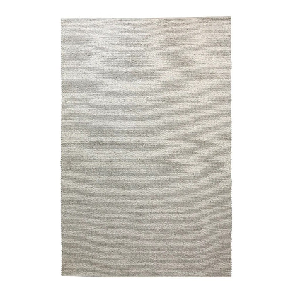 Világosszürke gyapjú szőnyeg 340x240 cm auckland - rowico
