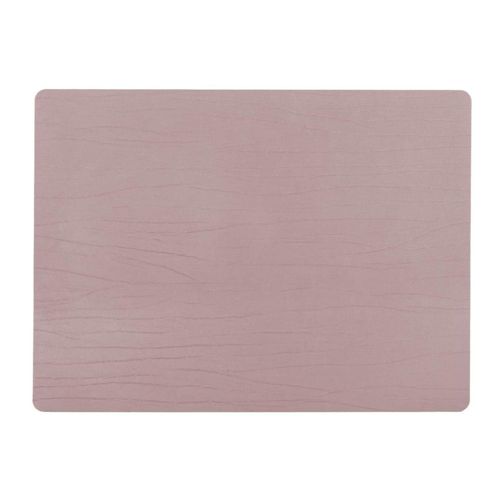 Titane rózsaszín tányéralátét újrahasznosított bőrből, 33 x 45 cm - ZicZac