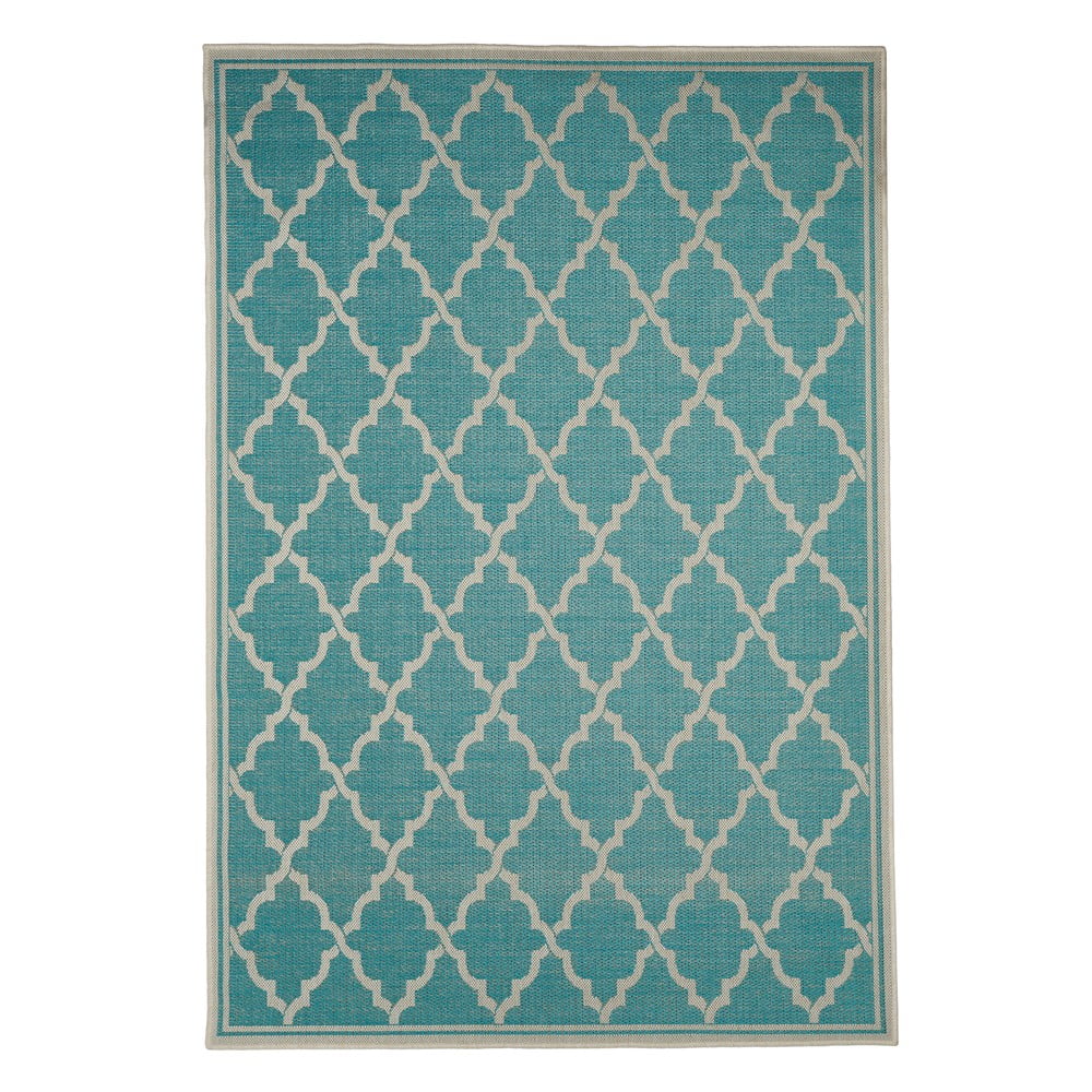Intreccio turquoise türkiz szőnyeg, 200 x 290 cm - floorita