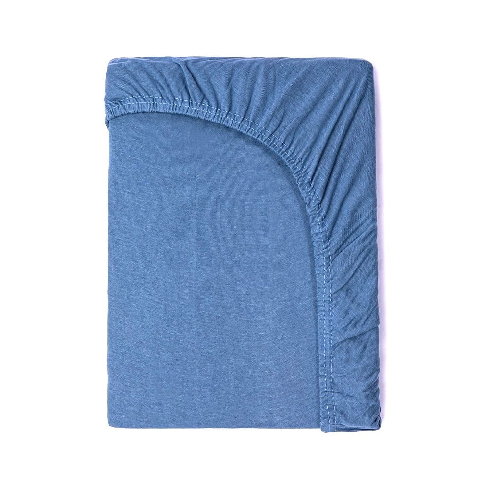 Kék pamut gumis gyereklepedő, 60 x 120 cm - Good Morning