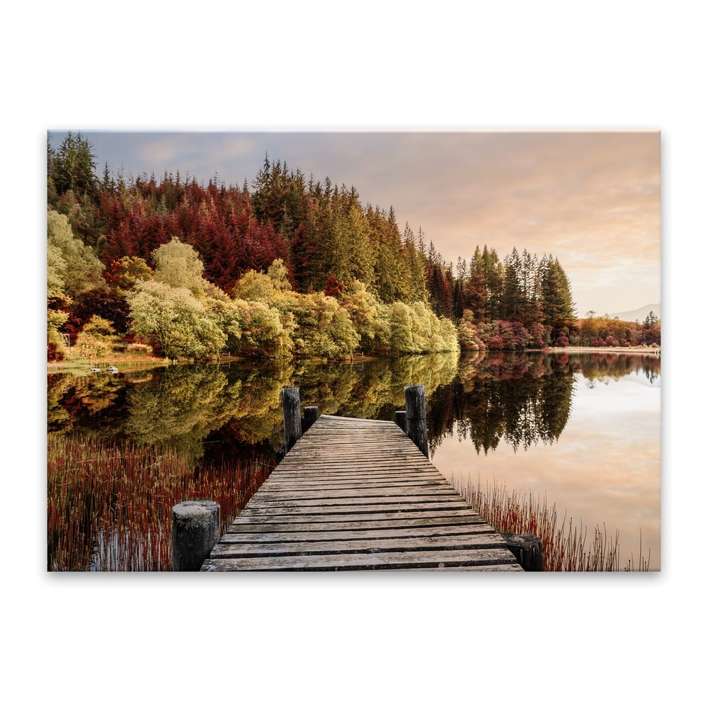 Autumn Path üvegfestés, 80 x 120 cm - Styler