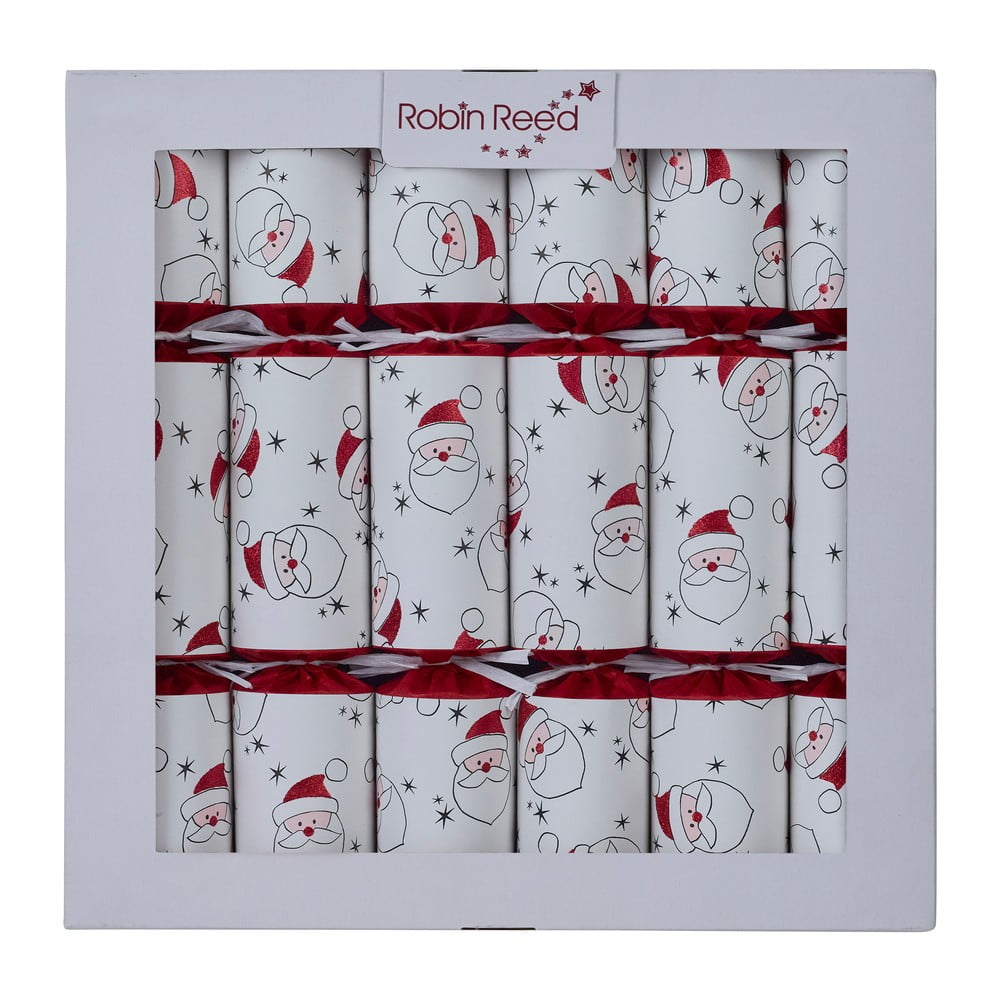 Karácsonyi cracker szett 6 db-os Santa Game Cards – Robin Reed