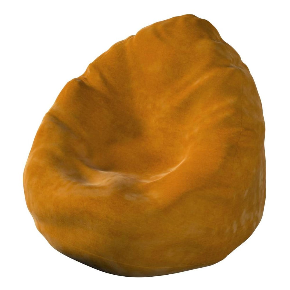 Narancssárga ülőzsák Posh Velvet - Yellow Tipi