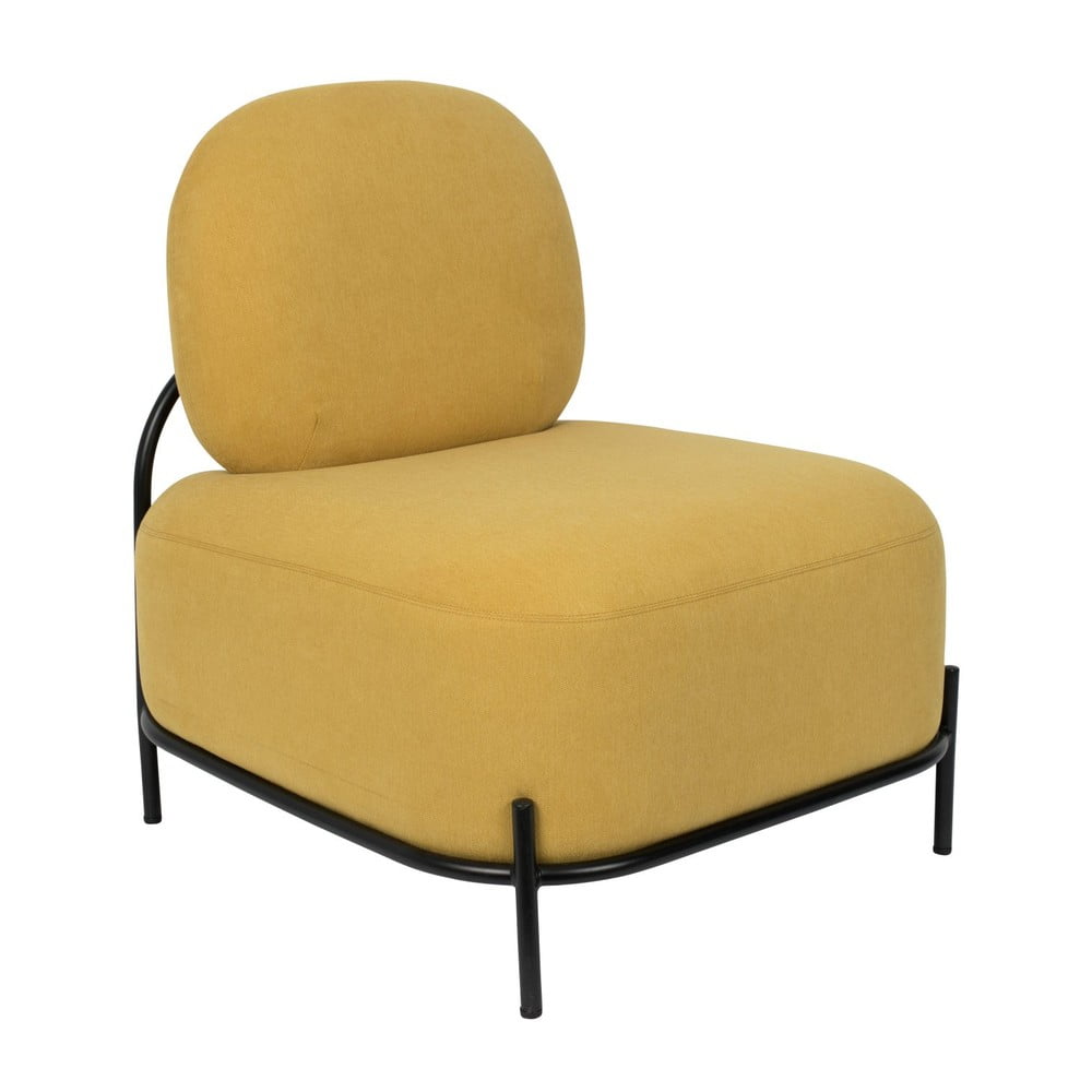 Polly sárga fotel - white label