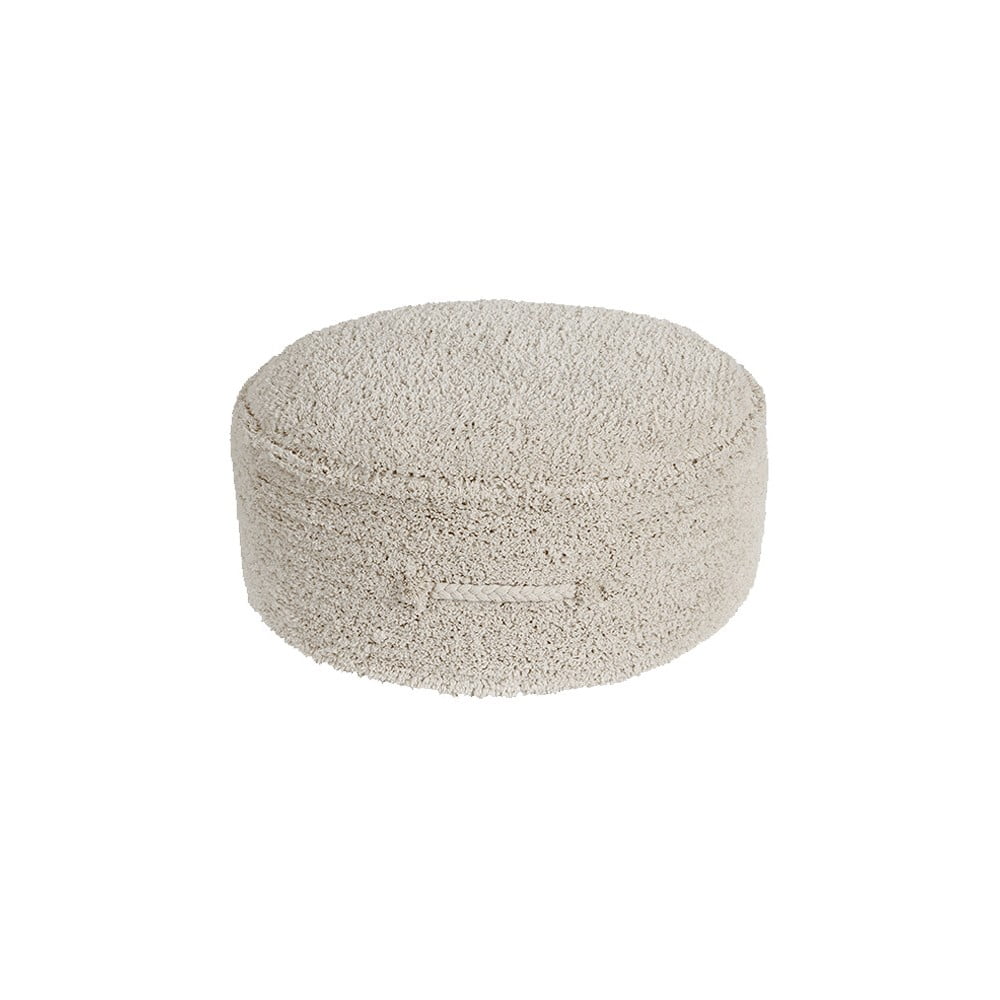 Krémszínű puff Chill Natural – Lorena Canals