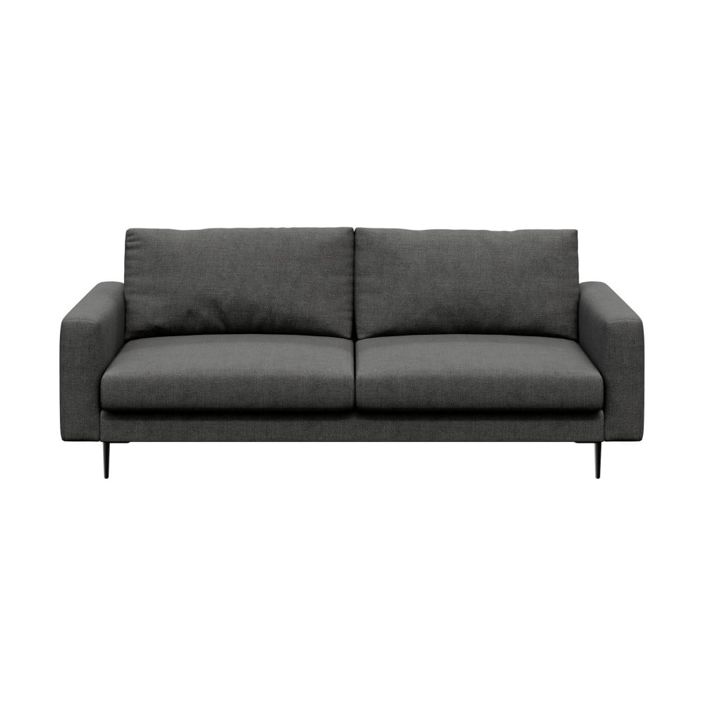 Levie glam sötétszürke kanapé, 222 cm - devichy