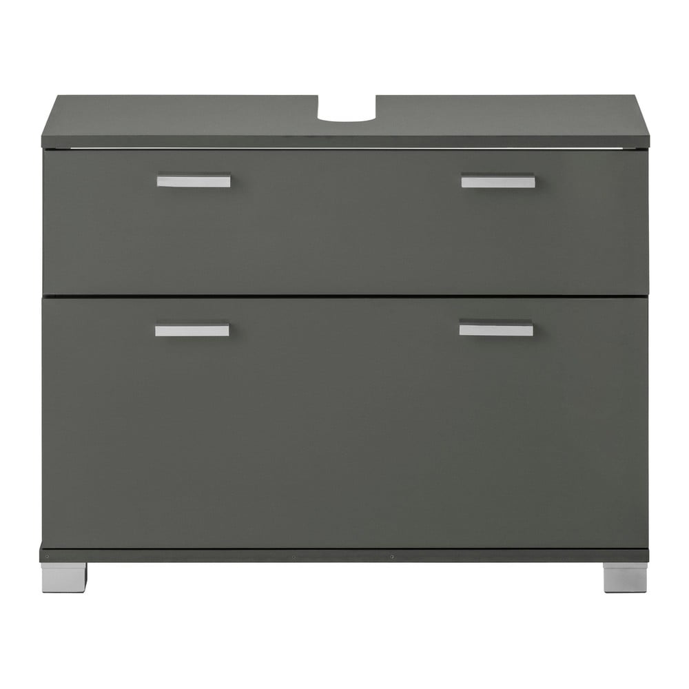 Szürke mosdó alatti szekrény 70x55 cm Rowan – Støraa