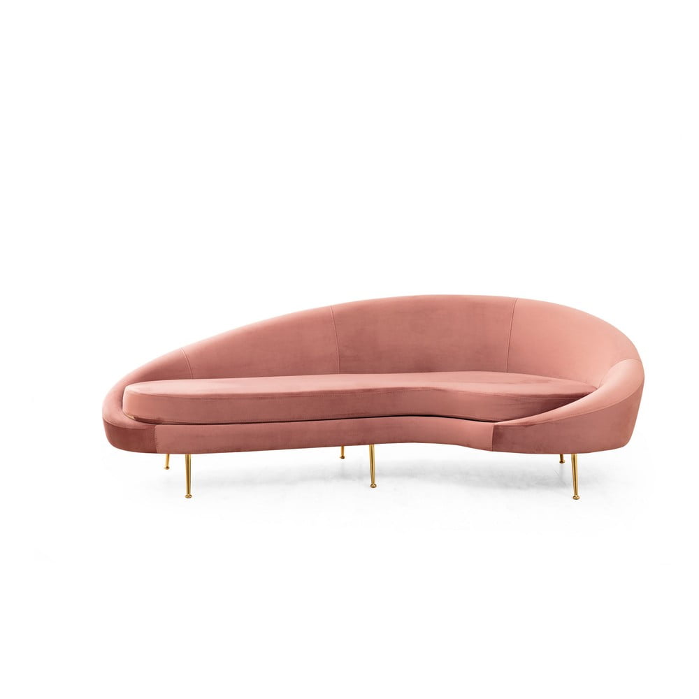 Világos rózsaszín kanapé 255 cm eses – artie