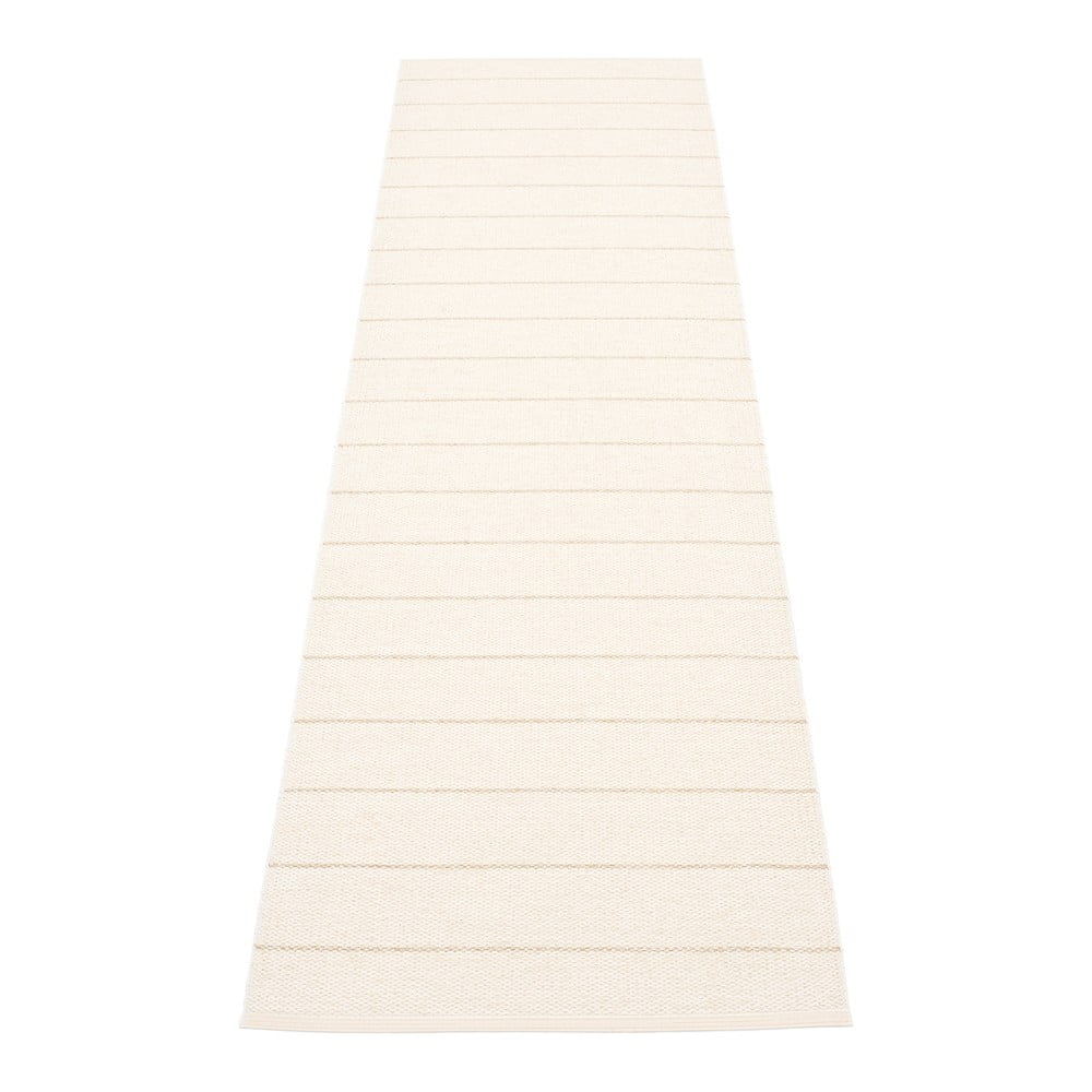 Krémszínű kültéri-beltéri futószőnyeg 70x270 cm Carl Vanilla – Pappelina