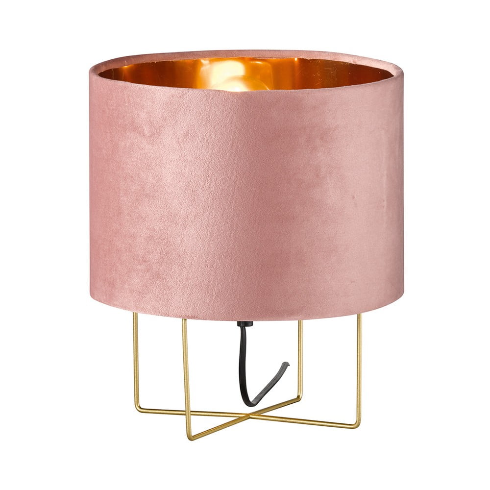Aura rózsaszín asztali lámpa, magasság 32 cm - Fischer & Honsel