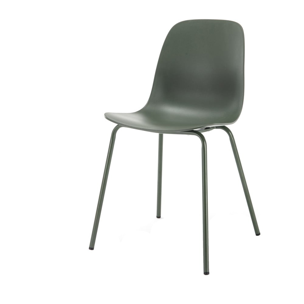 Zöld műanyag étkezőszék Whitby – Unique Furniture