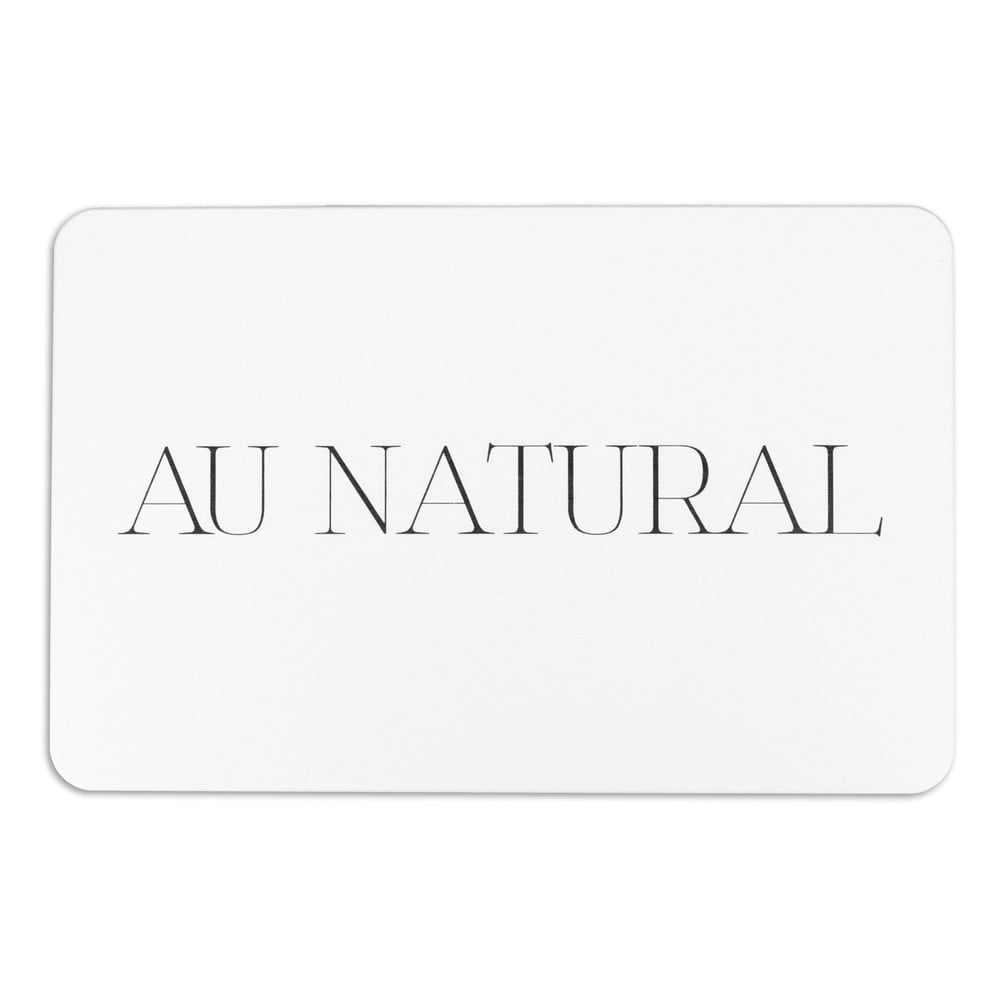 Fehér fürdőszobai kilépő 39x60 cm Au Natural – Artsy Doormats