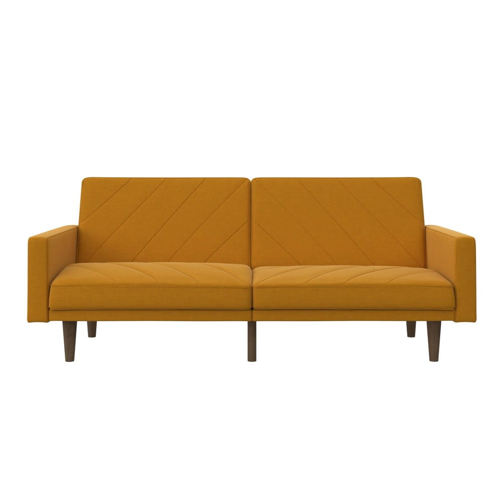 Mustársárga kinyitható kanapé - støraa