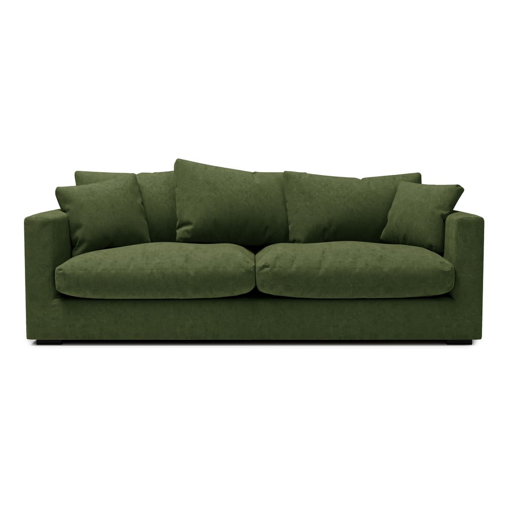Sötétzöld kanapé 220 cm Comfy – Scandic
