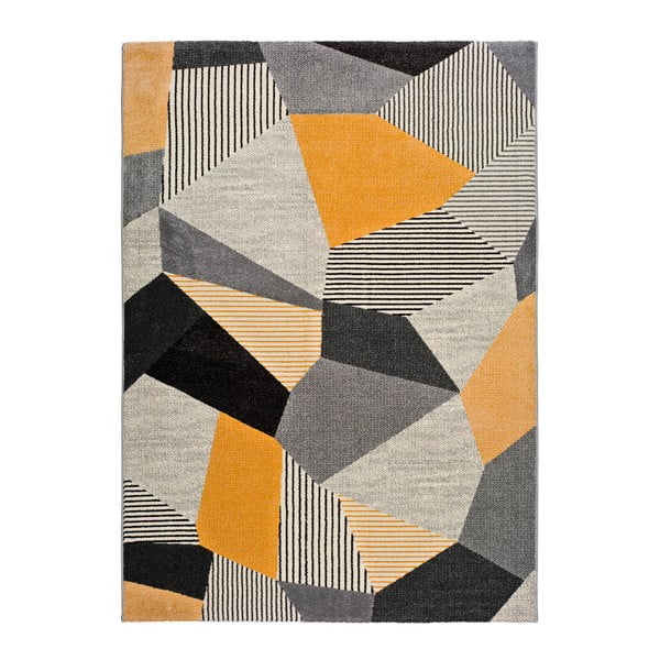 Gladys Sarro narancssárga-szürke szőnyeg, 80 x 150 cm - Universal